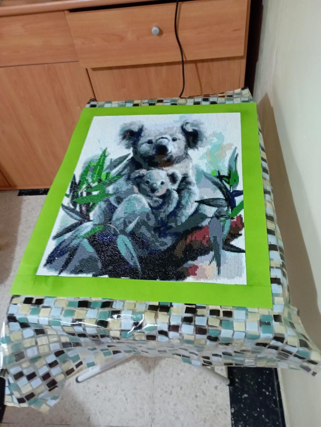 Customer photo review of Broderie Diamant - Koala et son Petit