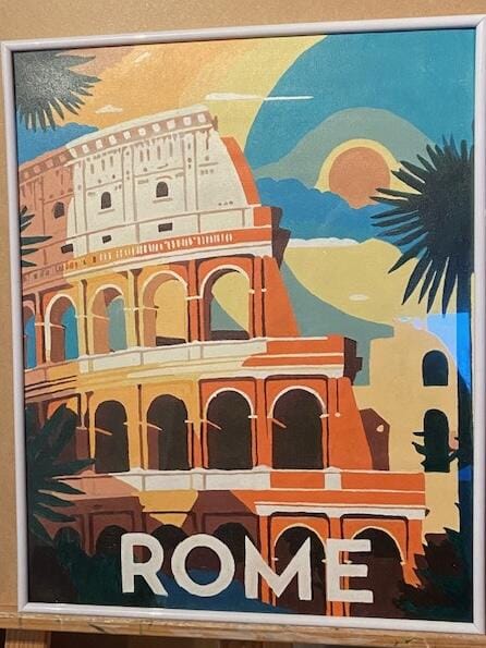 Customer photo review of Affiche Vintage Rome