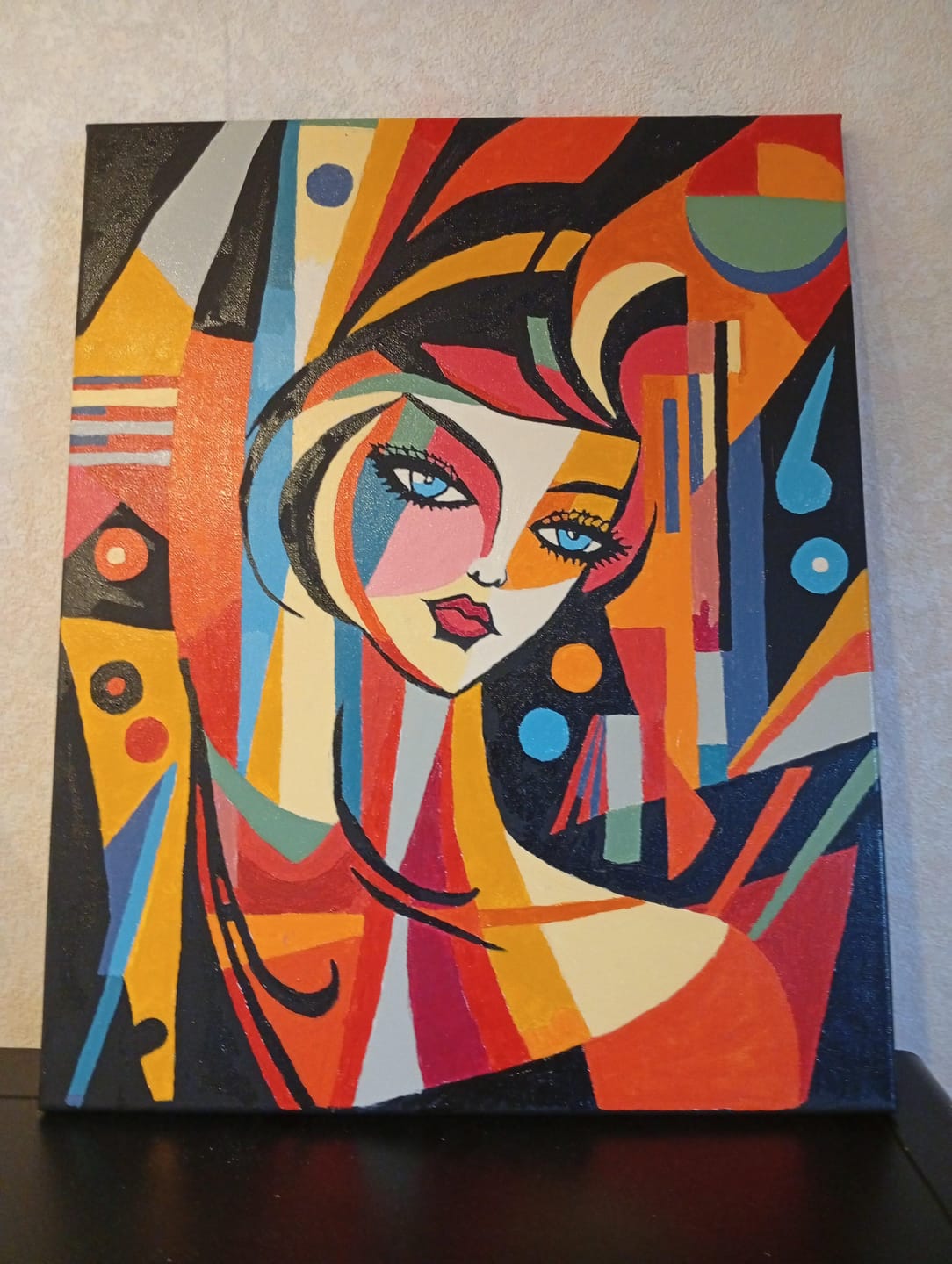 Customer photo review of Femme abstraite style Picasso