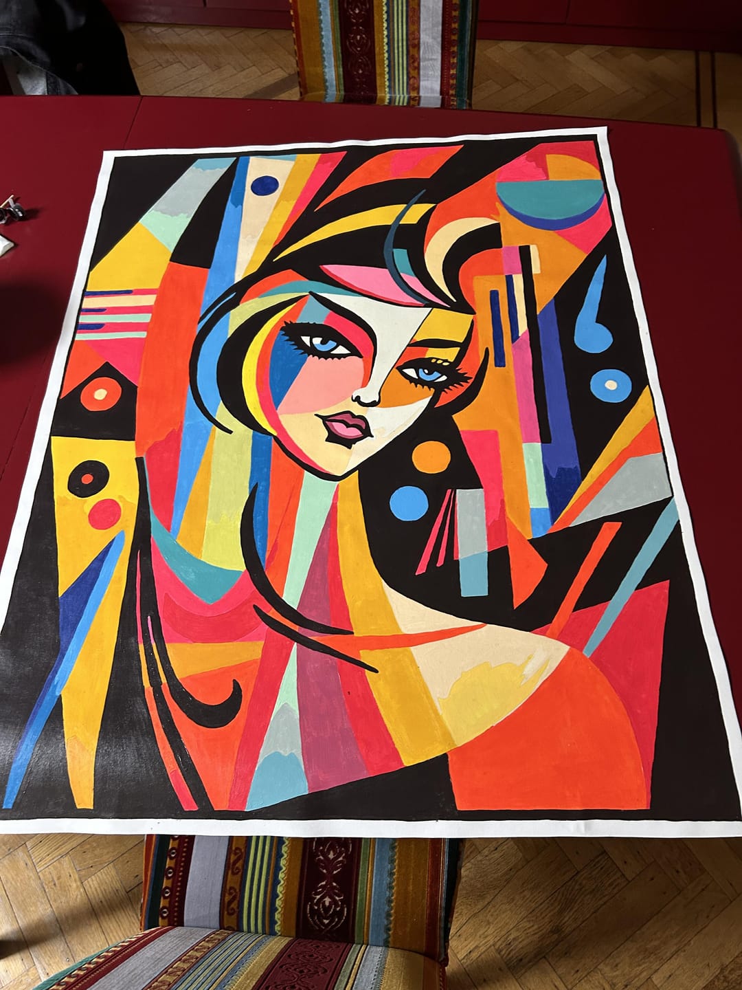 Customer photo review of Femme abstraite style Picasso