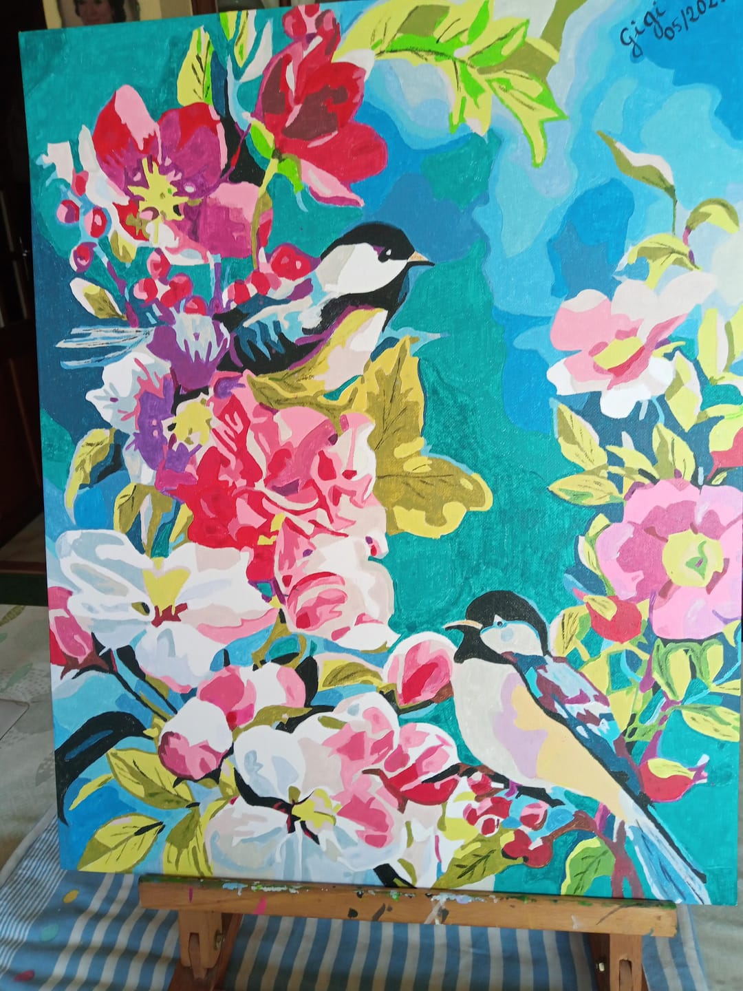 Customer photo review of Jolis oiseaux au Printemps