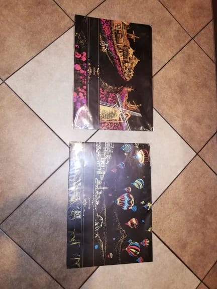 Customer photo review of Peinture à gratter - Les Tulipes aux Pays-Bas