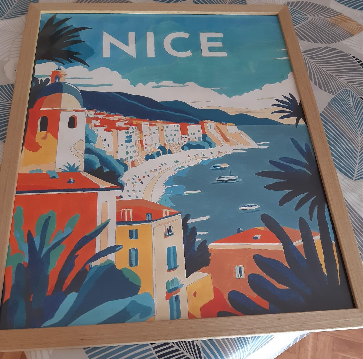 Customer photo review of Affiche Vintage Nice