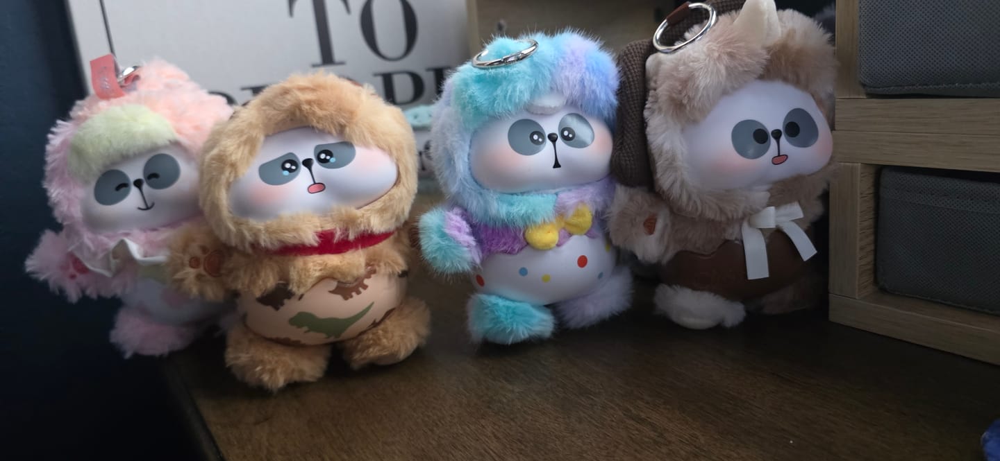 Customer photo review of MR.PA Dinosaur Paradise Series Plush Blind Box