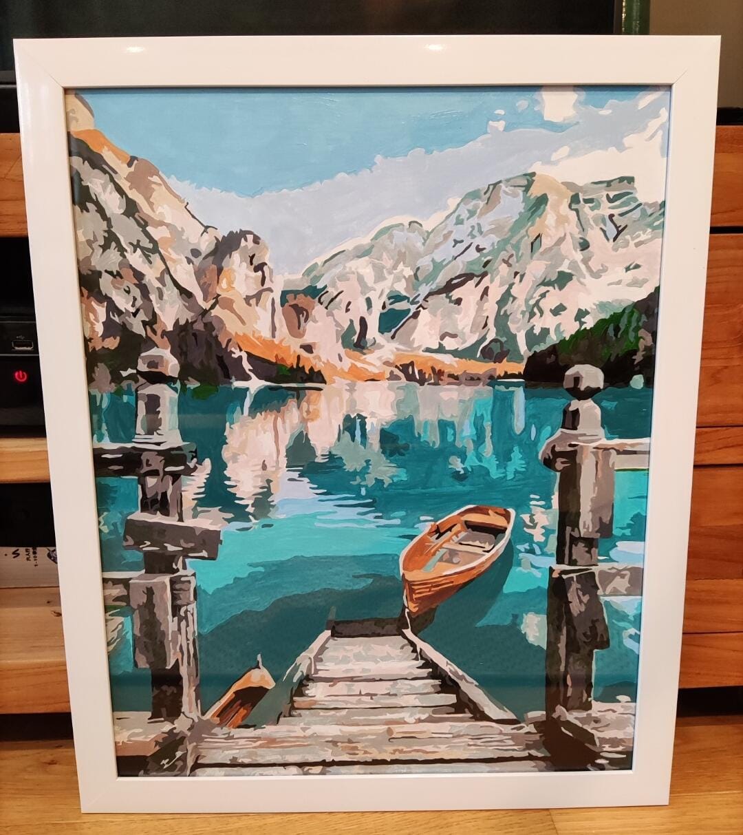 Customer photo review of Barque sur un Lac de Montagne
