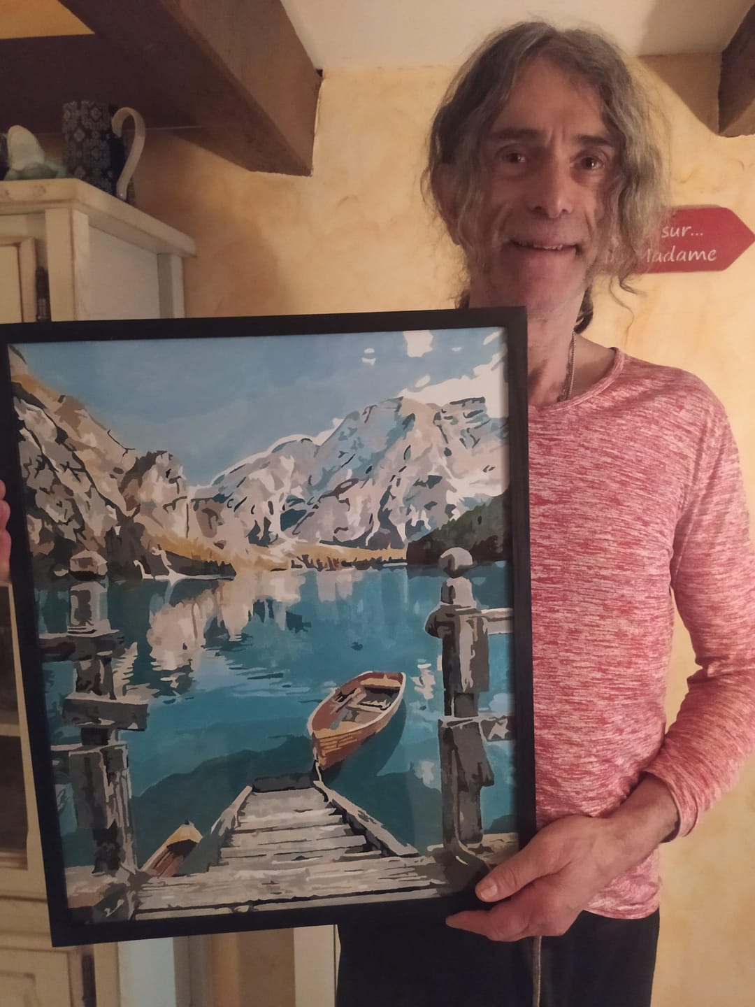 Customer photo review of Barque sur un Lac de Montagne