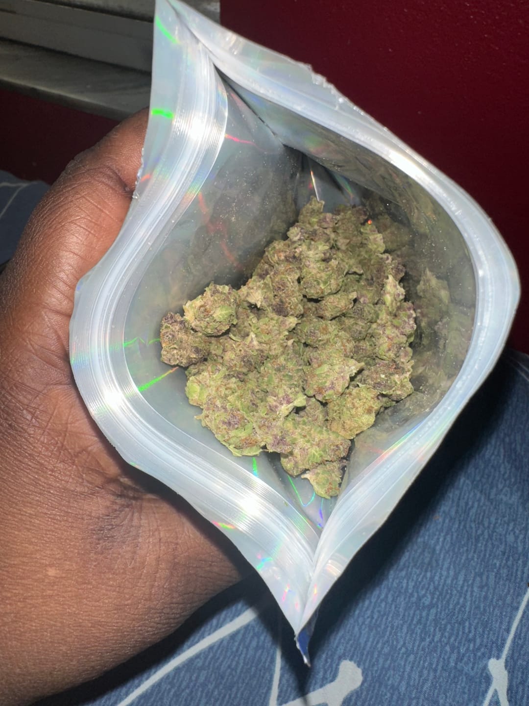 Customer photo review of Jet Fuel Gelato x Peach Rings - 4 Grams - Hybrid