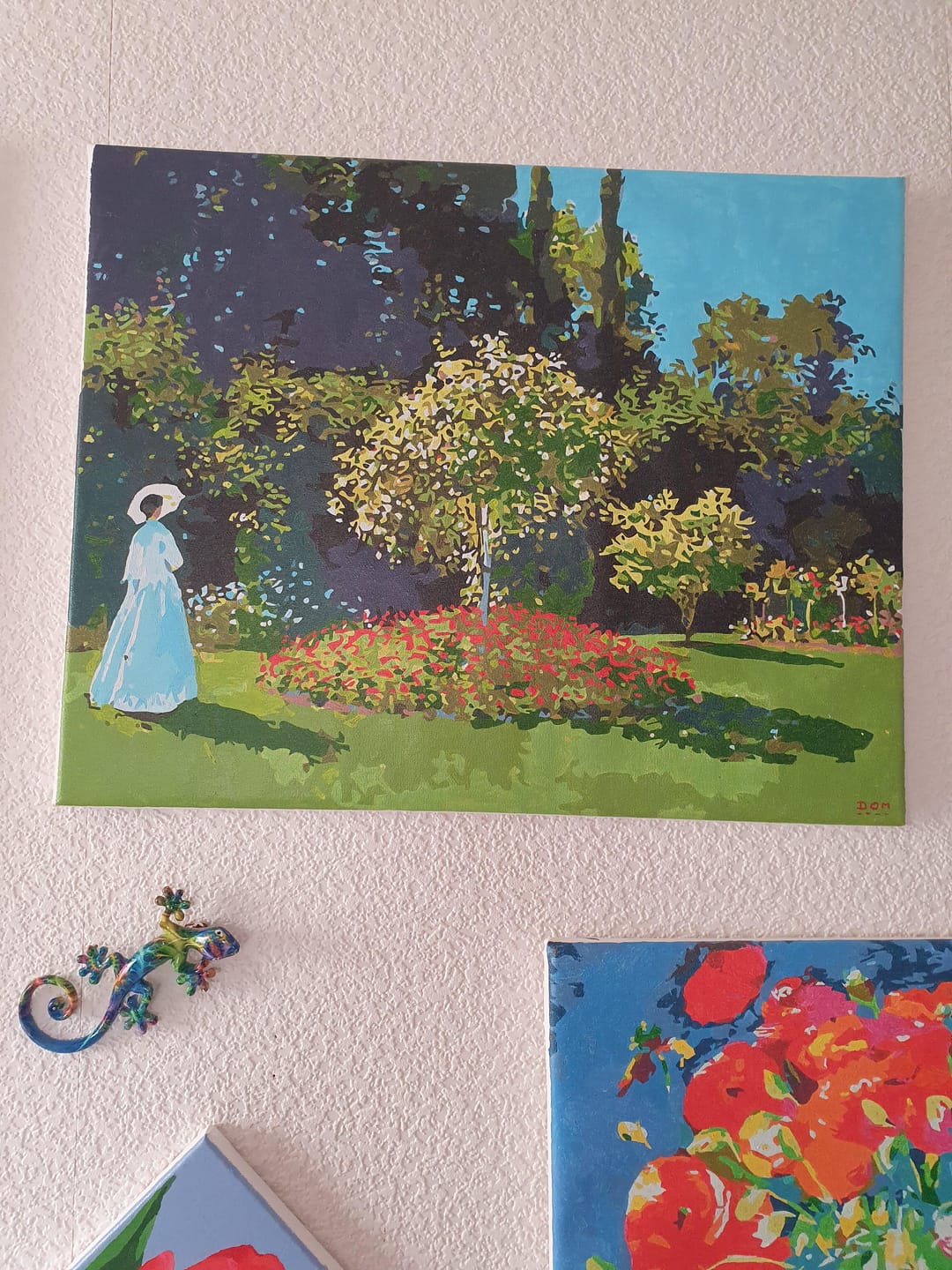 Customer photo review of Dame en blanc au jardin - Monet