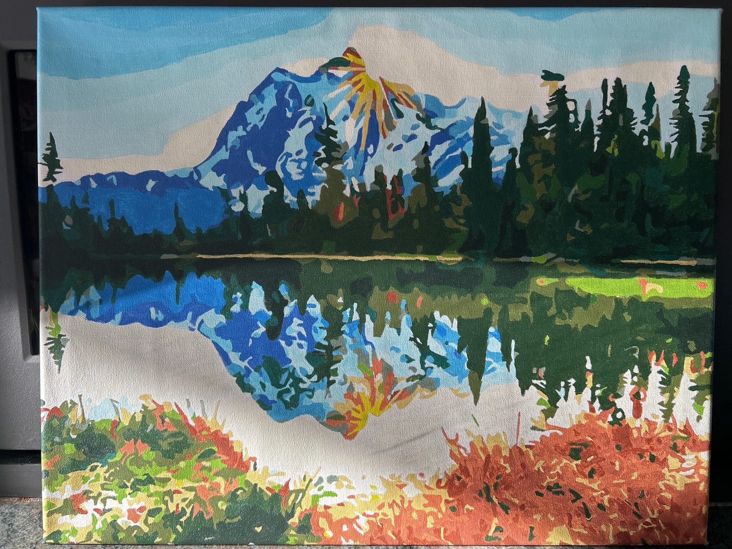 Customer photo review of Lac et Reflet de Montagne