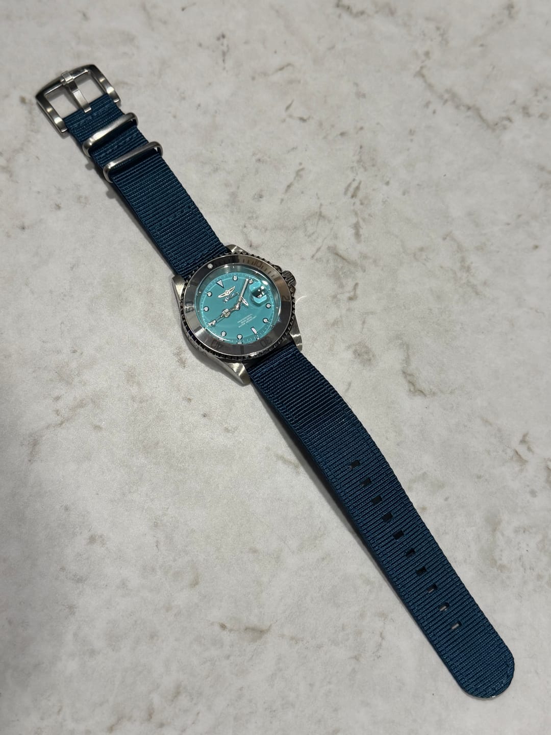 Customer photo review of The O2 Strap - Blu Steel