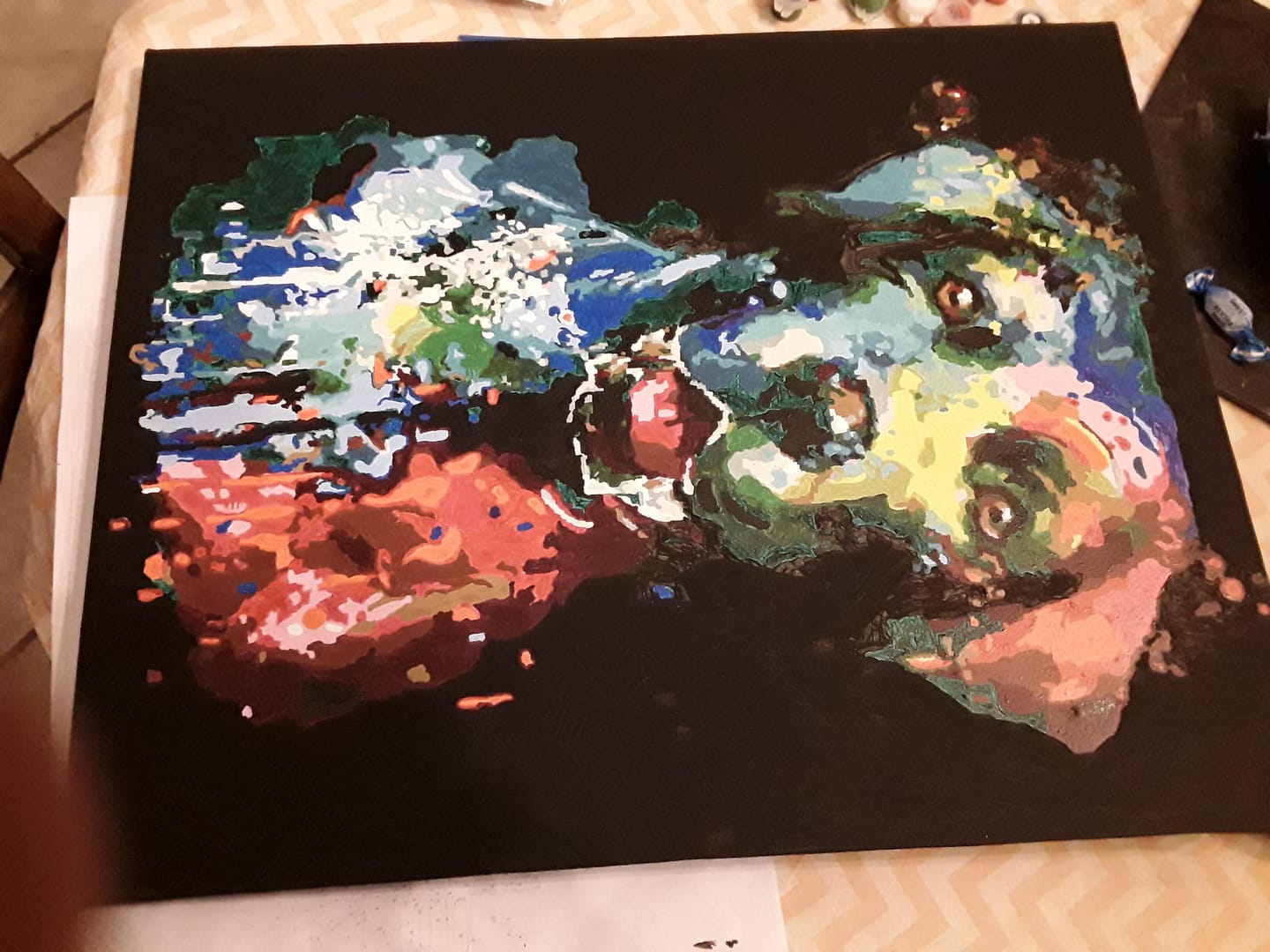 Customer photo review of Chien abstrait