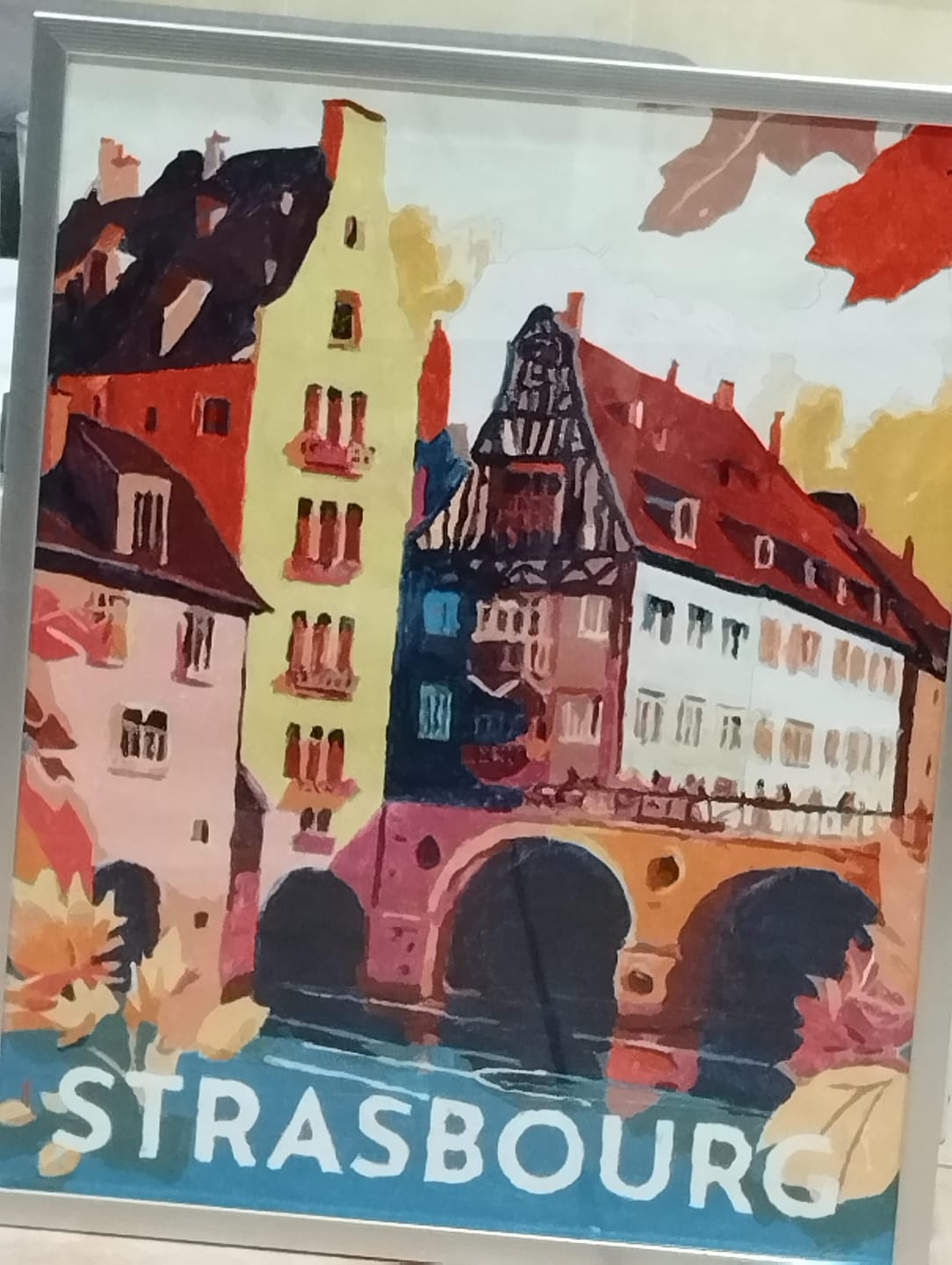 Customer photo review of Affiche Vintage Strasbourg
