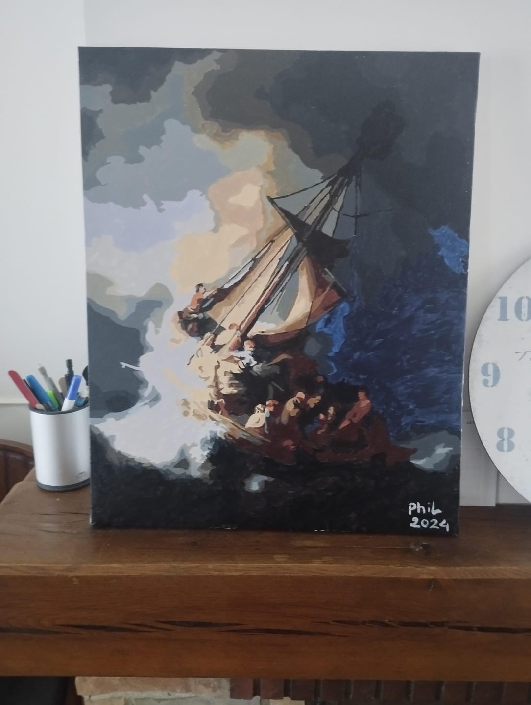 Customer photo review of Bateau dans la Tempête