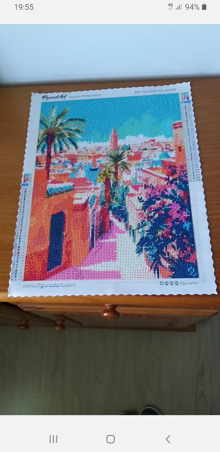 Customer photo review of Broderie Diamant - Marrakech