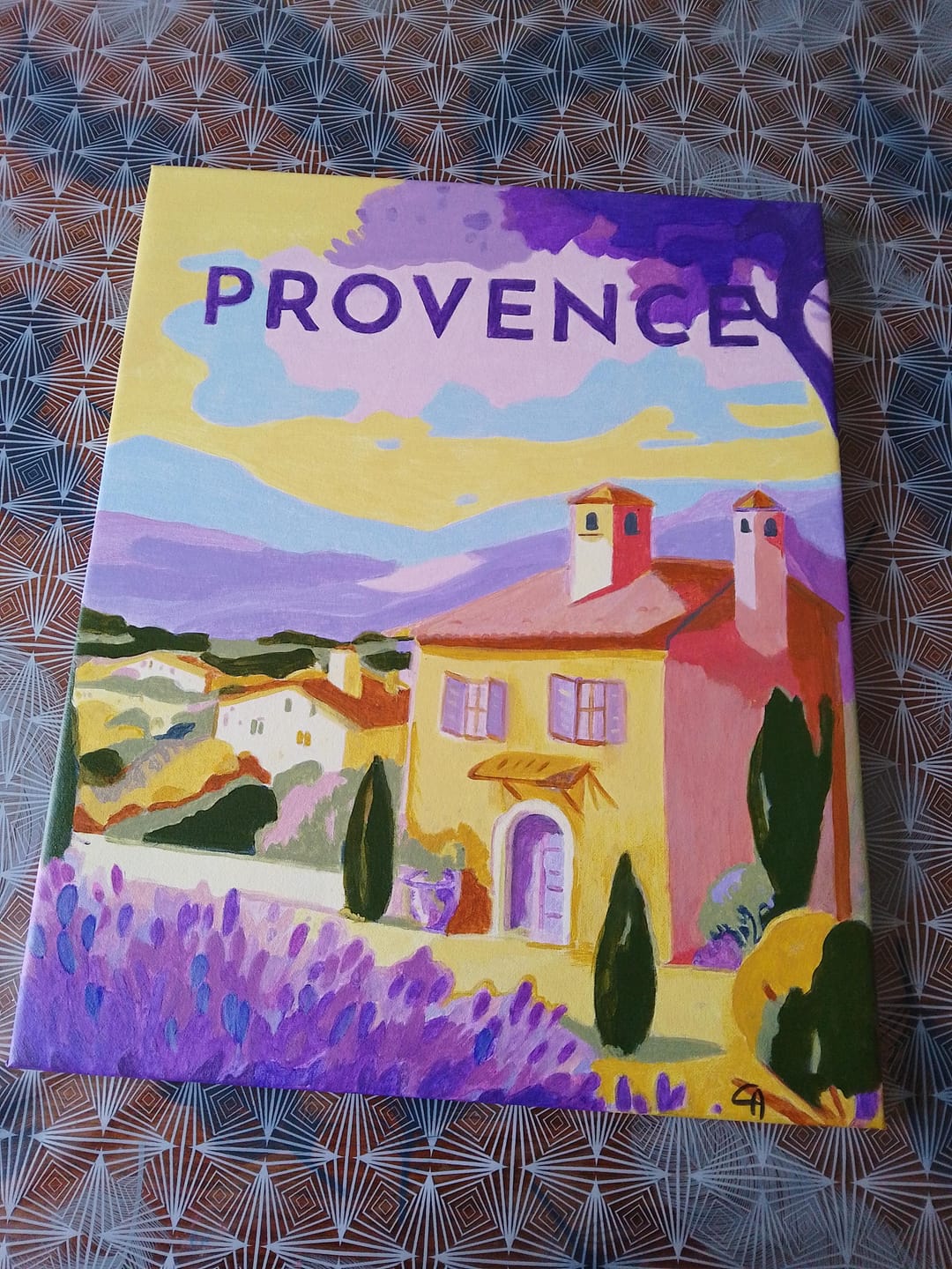 Customer photo review of Affiche Vintage Provence