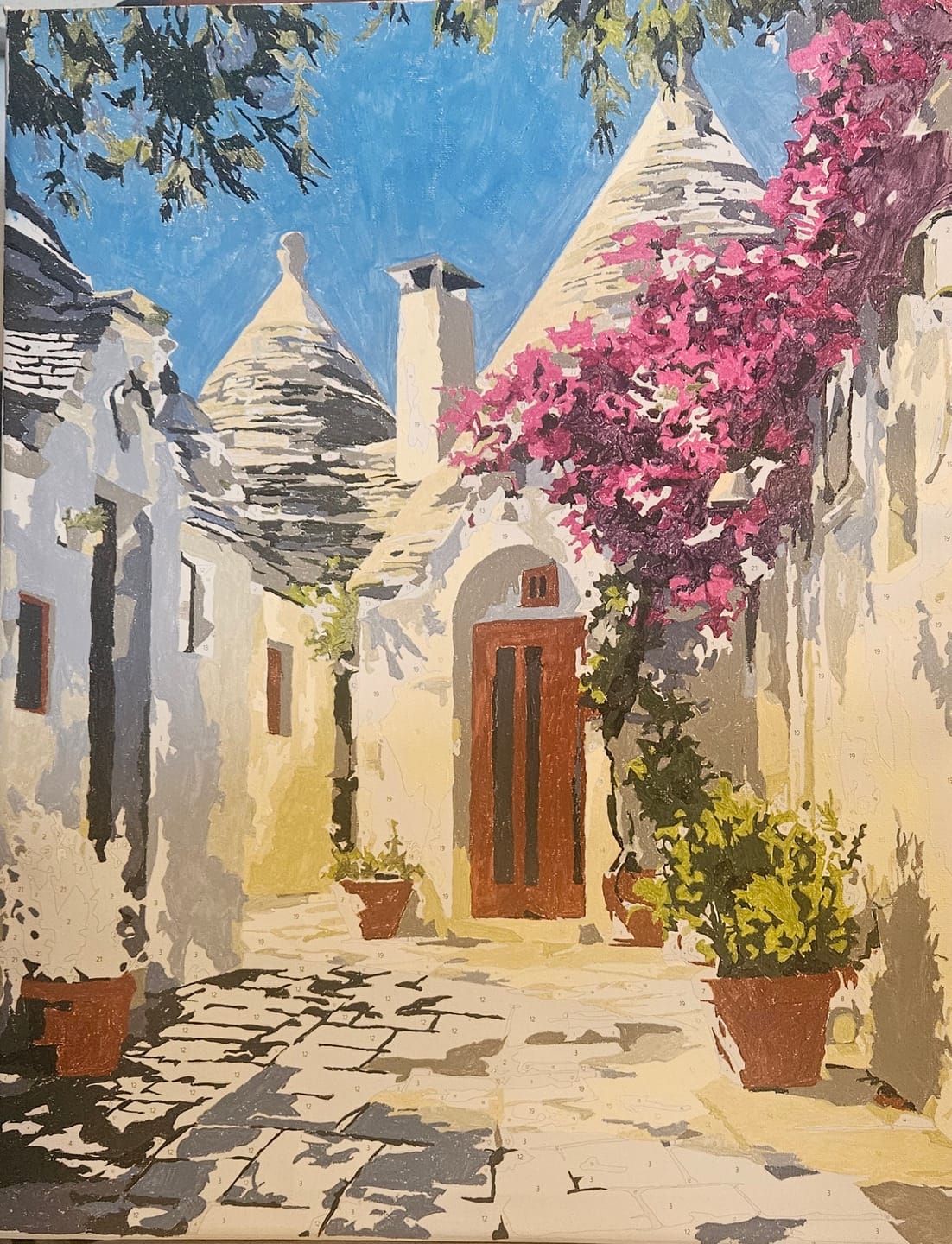 Customer photo review of Albero Bello | Paint by Number