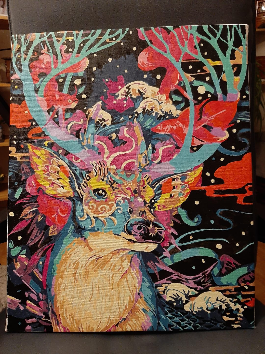 Customer photo review of Renne de Noël Moderne