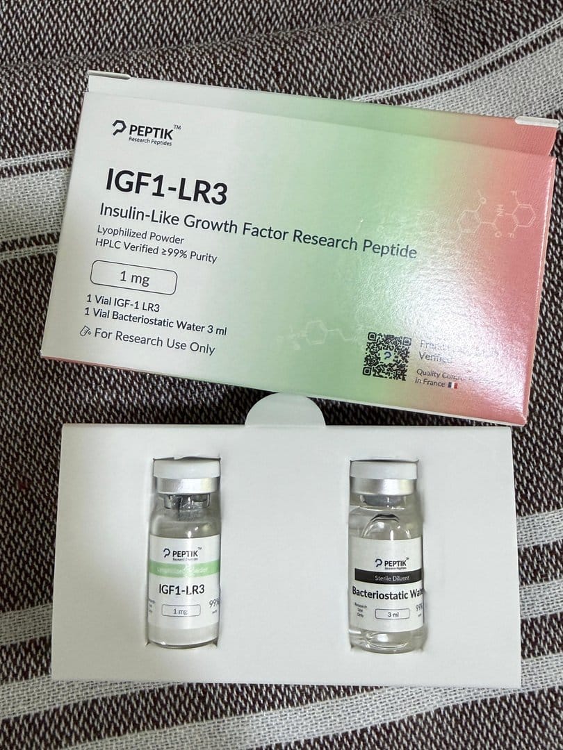 Customer photo review of IGF1-LR3 Lyophilized Vial + Sterile Water