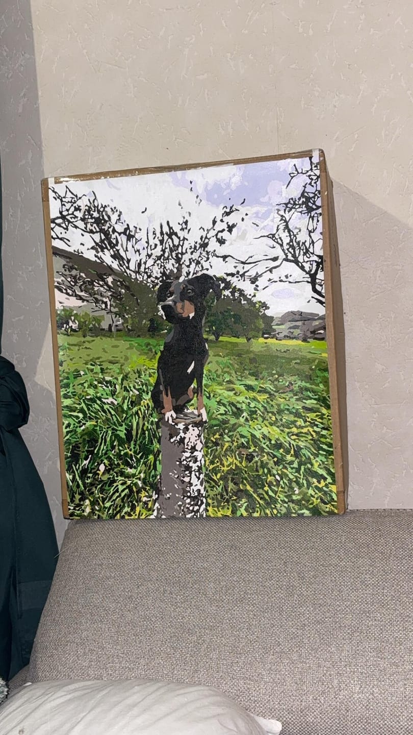 Customer photo review of Kit Personnalisé 40x50cm - 80x120cm Réalisation graphique GRATUITE