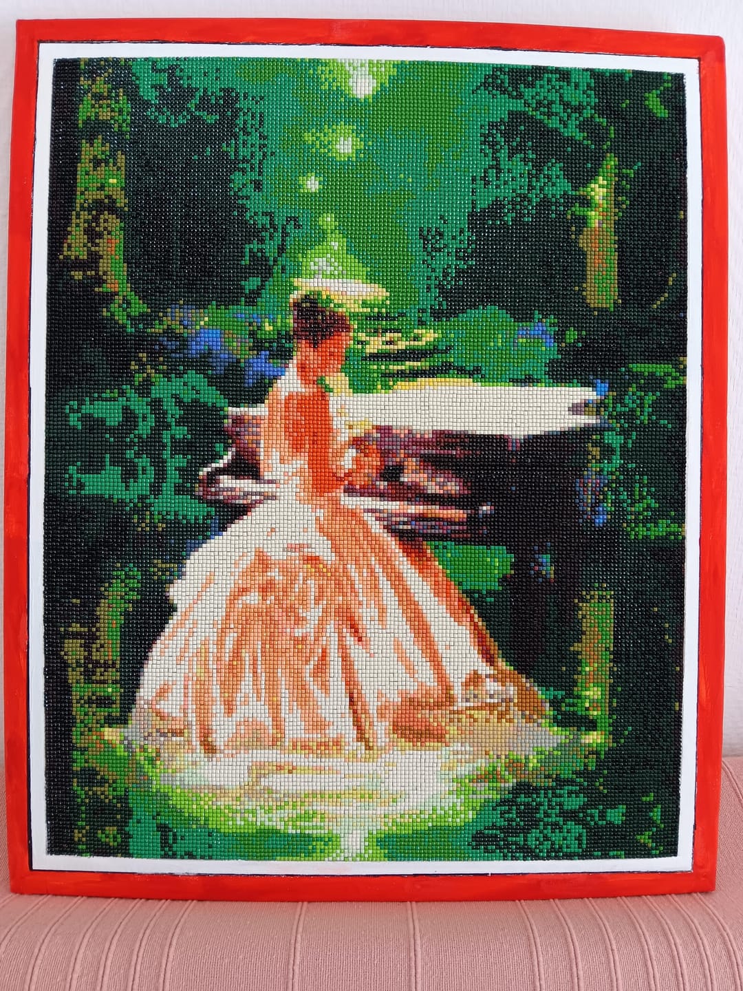 Customer photo review of Broderie Diamant - La Leçon de Piano