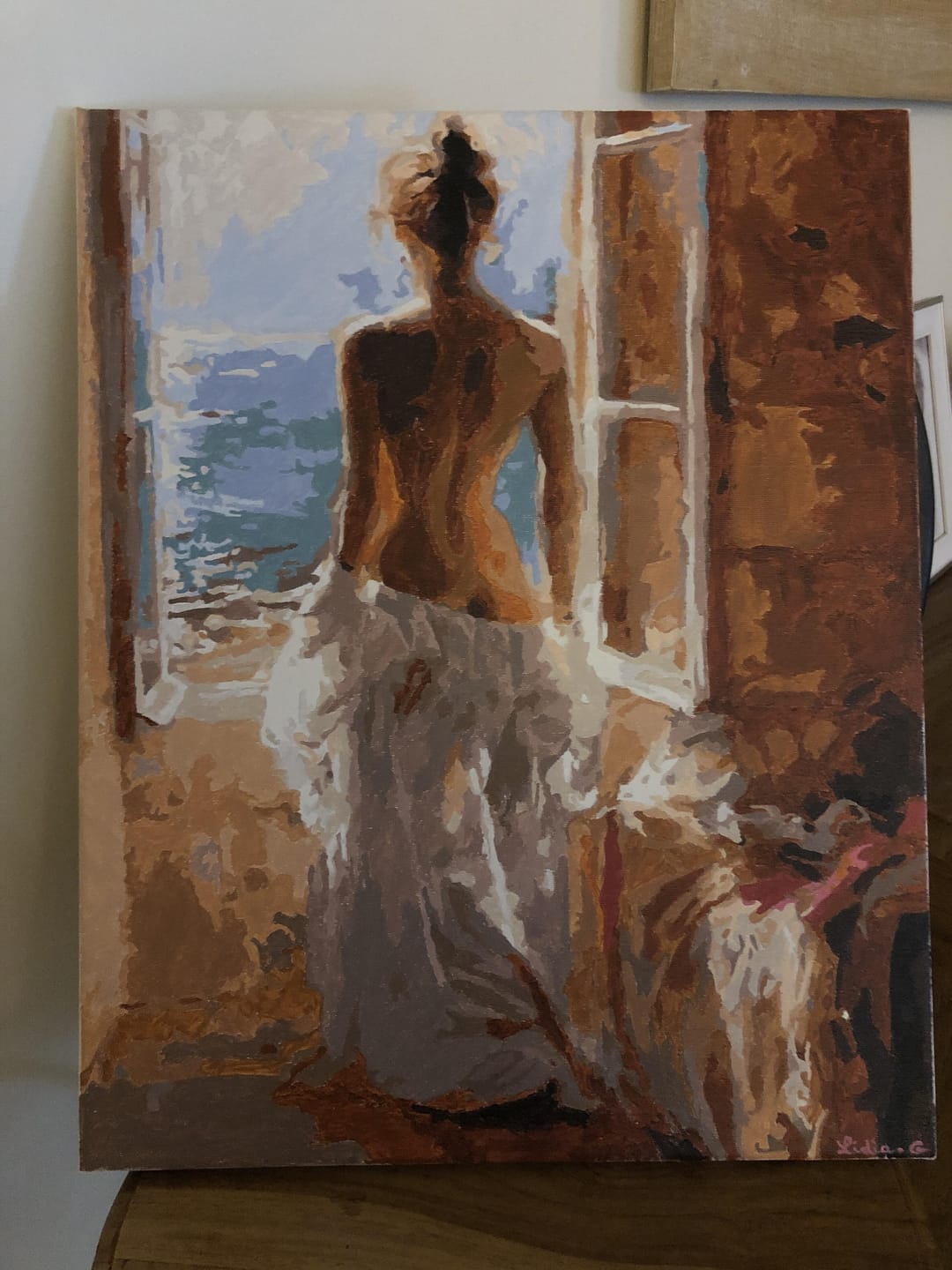 Customer photo review of Femme dénudée et grand Soleil
