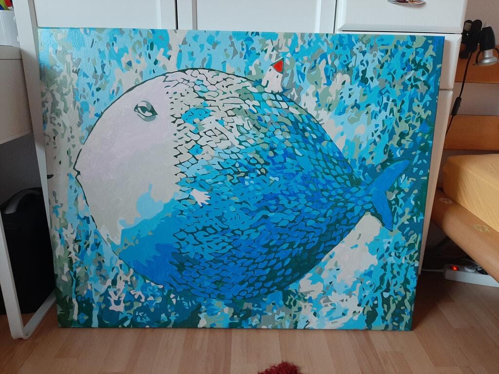 Customer photo review of Poisson artistique
