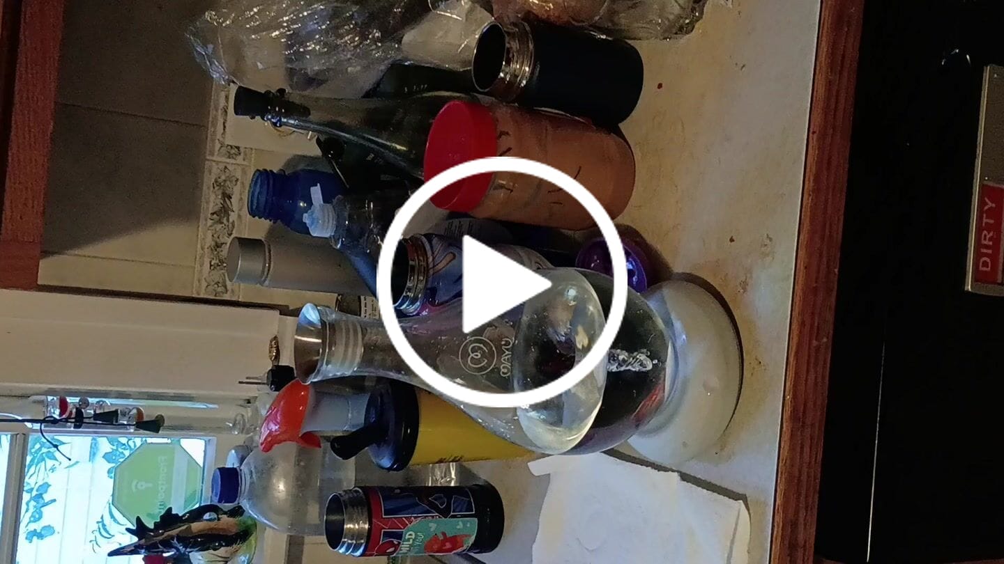 Customer video review of Swirl Structured Water Carafe