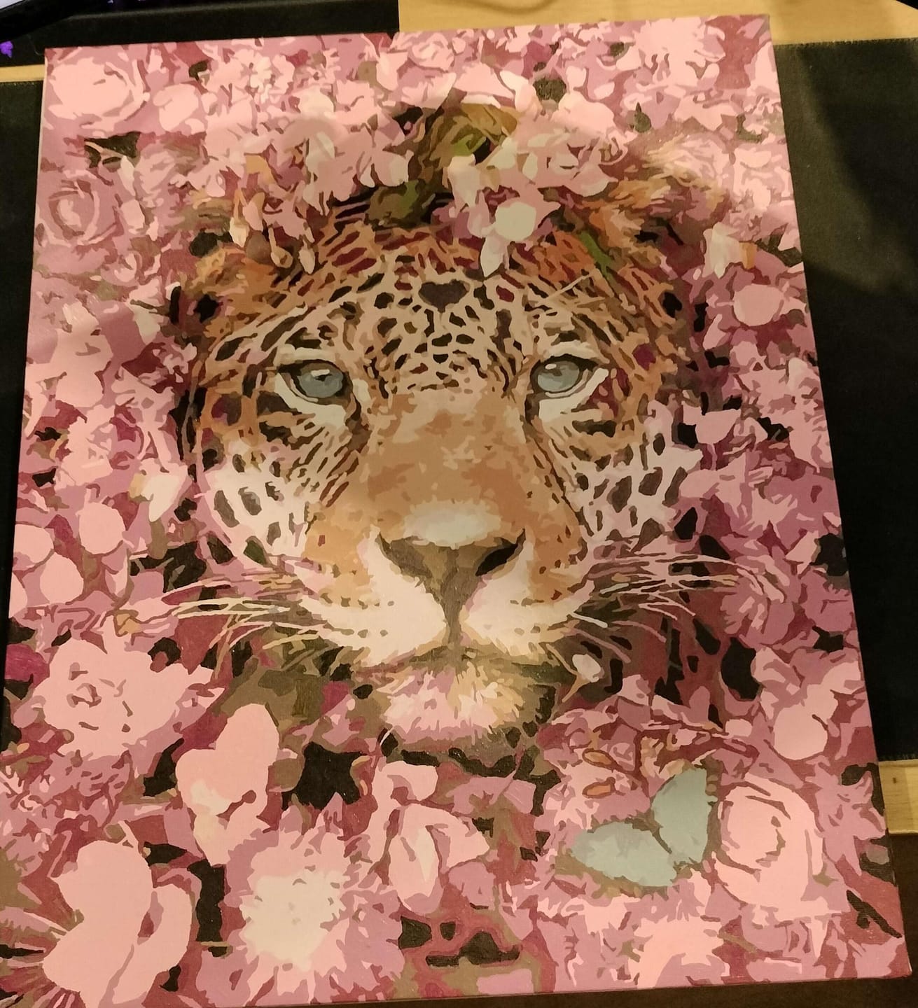 Customer photo review of Panthère dans les Fleurs