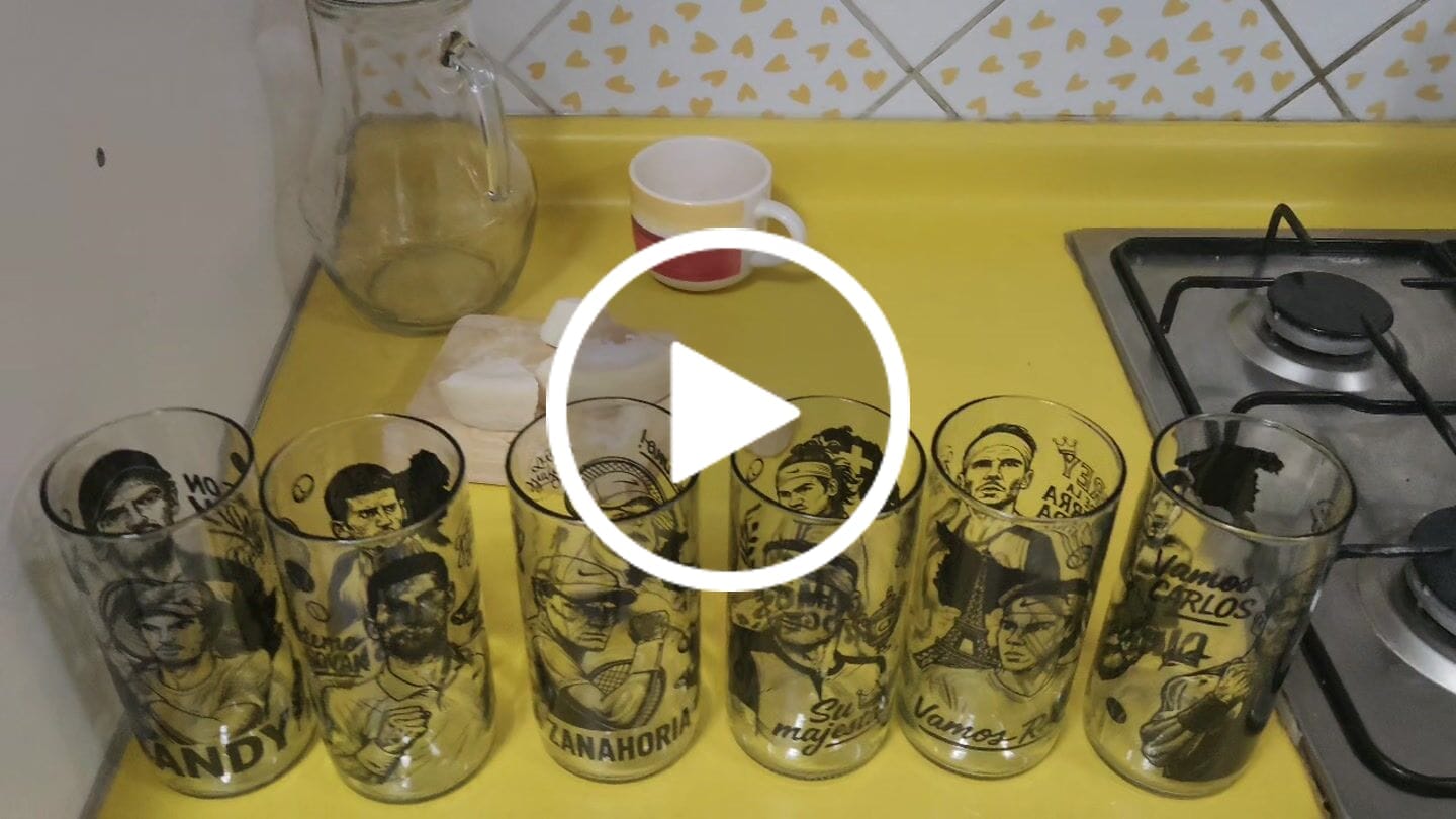 Customer video review of GRAND SLAM - Juego de 6 Vasos