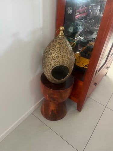 Customer photo review of Boho Candle Lantern