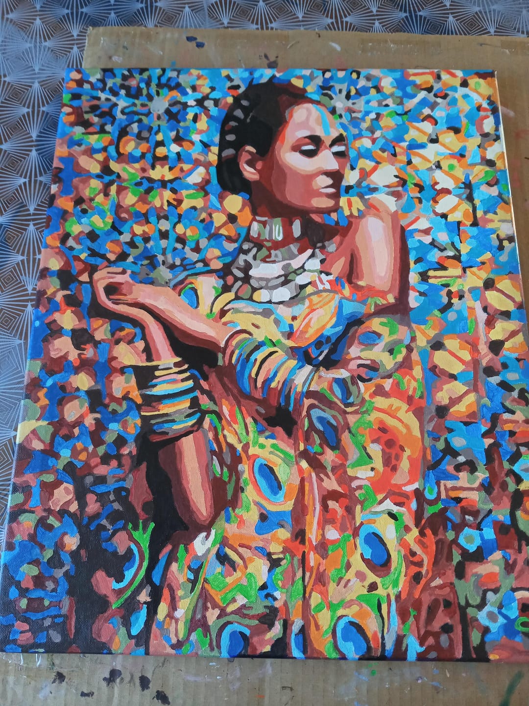 Customer photo review of Femme en Habits traditionnels