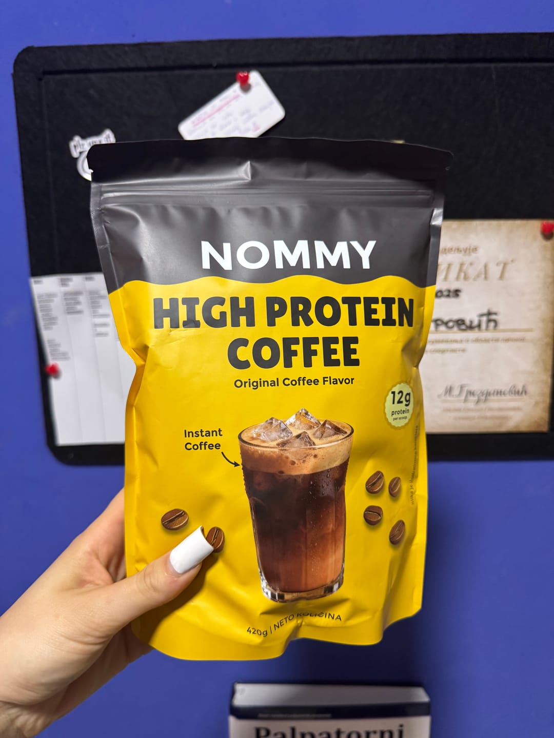 Customer photo review of Nommy™ - High Protein Coffee