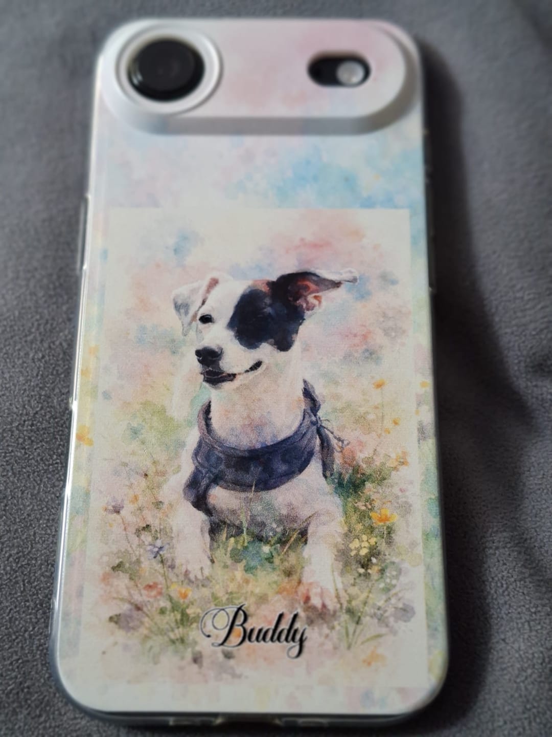Customer photo review of Personalisierte Handyhülle - Aquarell