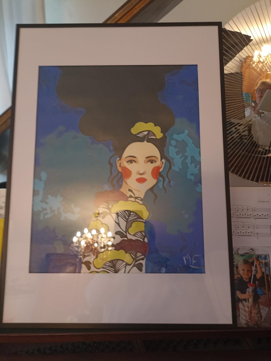 Customer photo review of Joli Portrait de femme