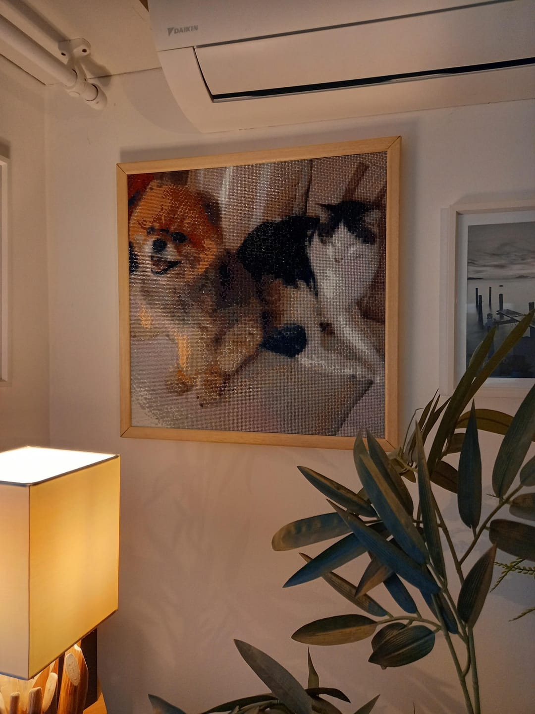 Customer photo review of Diamond Painting Personnalisé