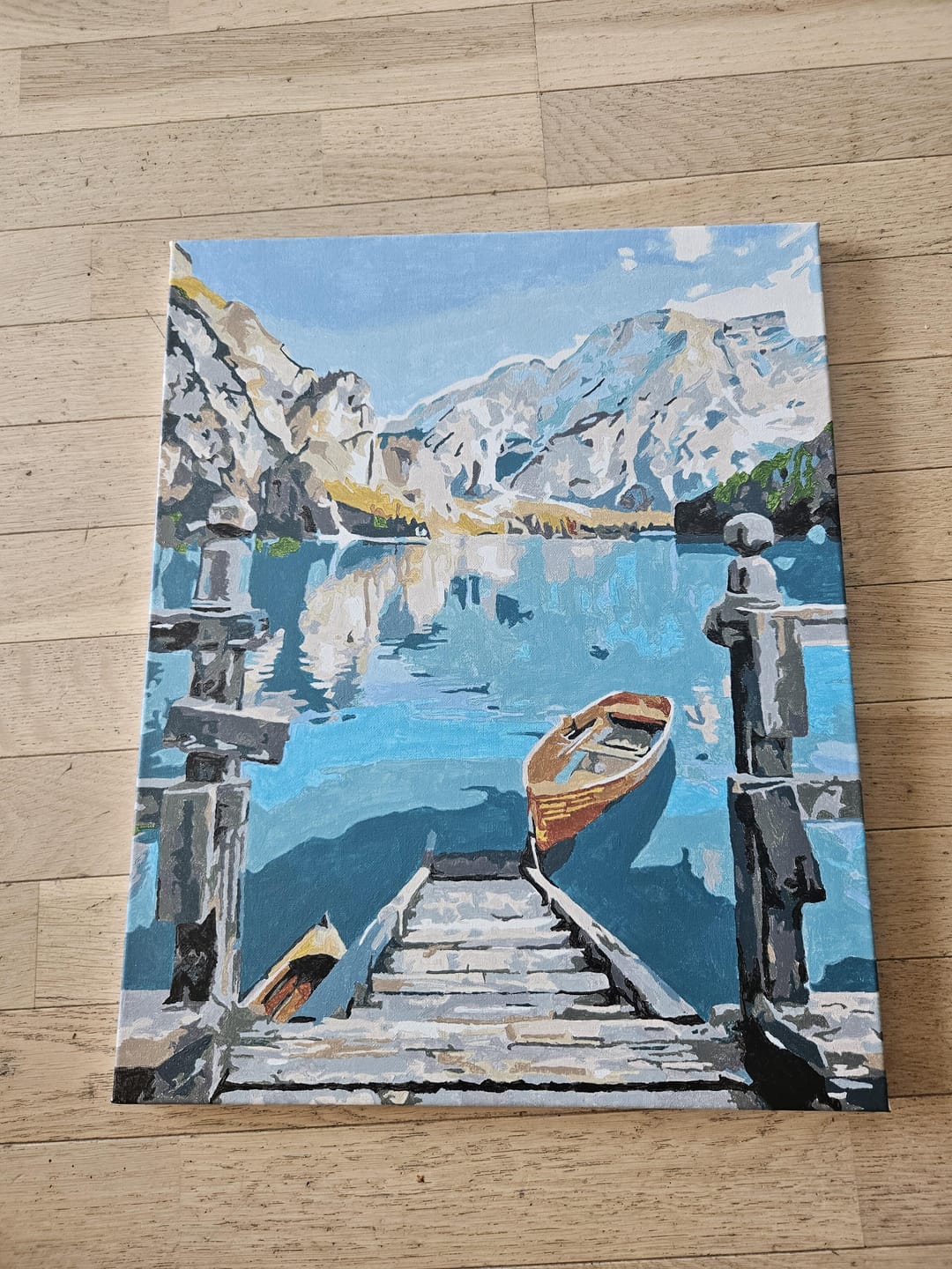 Customer photo review of Barque sur un Lac de Montagne
