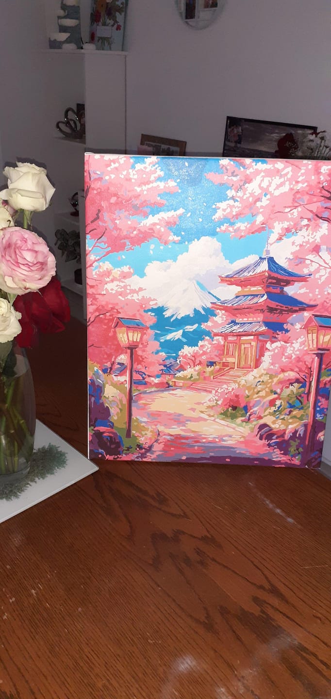 Customer photo review of Route des Cerisiers en Fleurs vers la Pagode