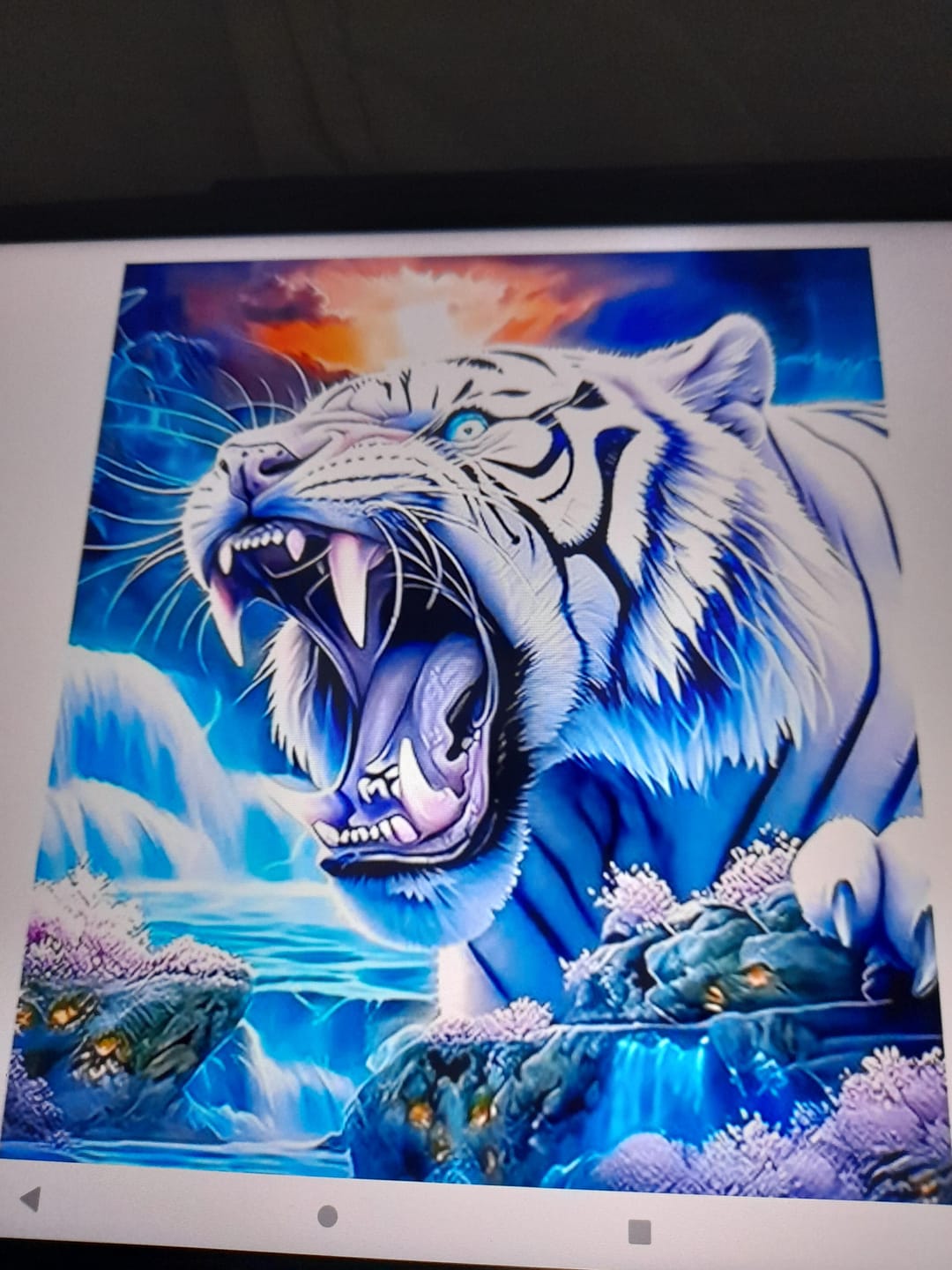 Customer photo review of Broderie Diamant - Lagon de Rêve Tropical