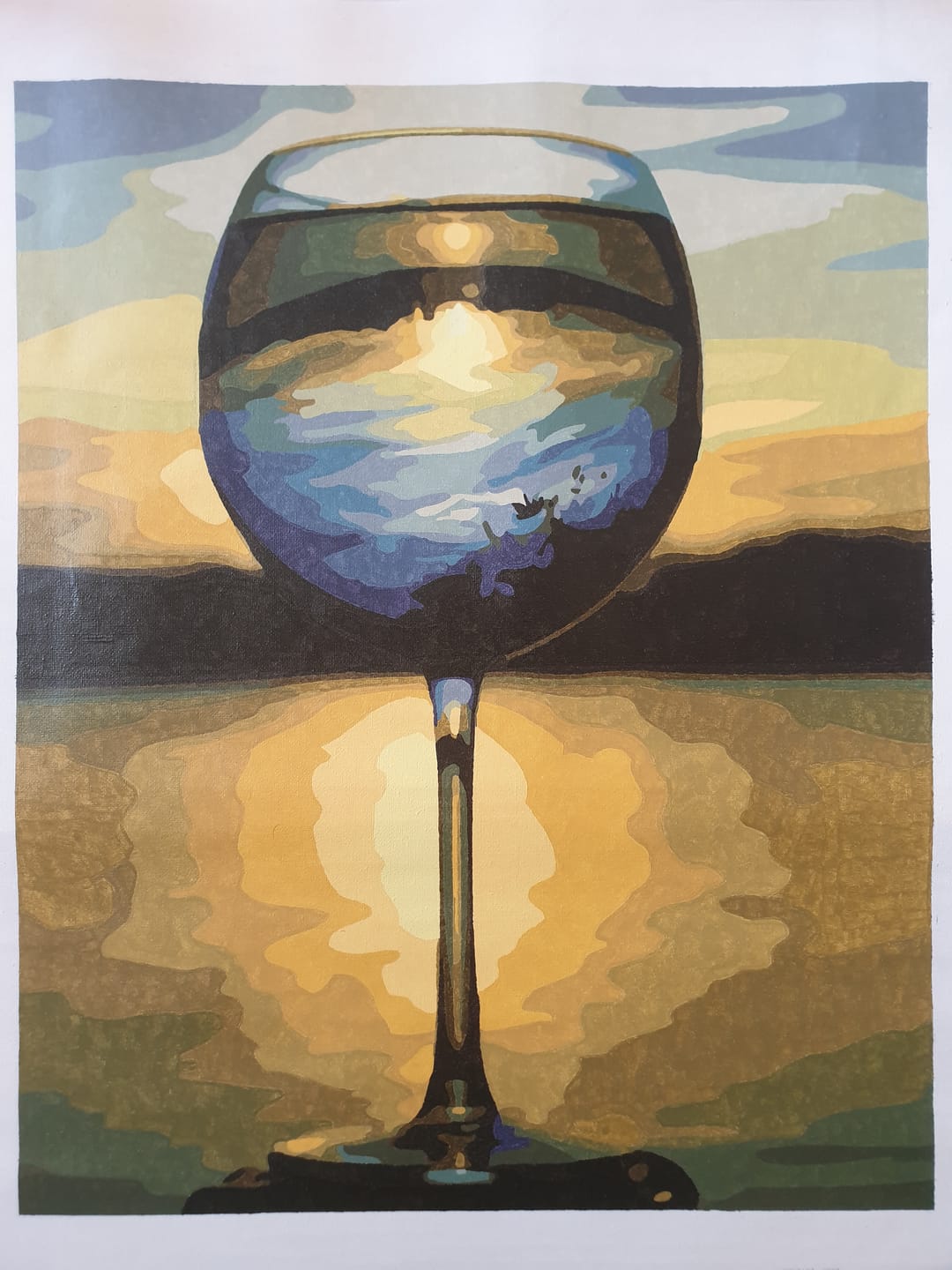 Customer photo review of Verre de Vin et vue sur l'Horizon