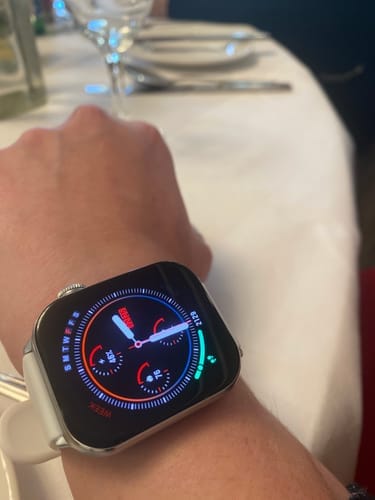 Customer photo review of Protector de pantalla para reloj inteligente Health Smartwatch 3