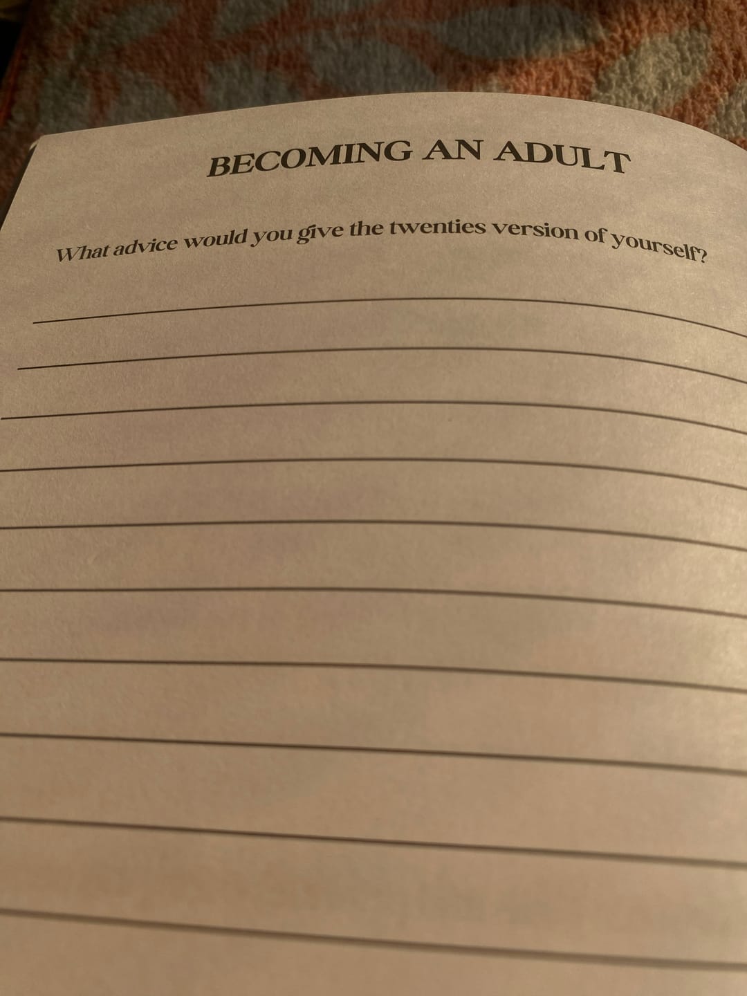 Customer photo review of Mum's Memories Guided Journal