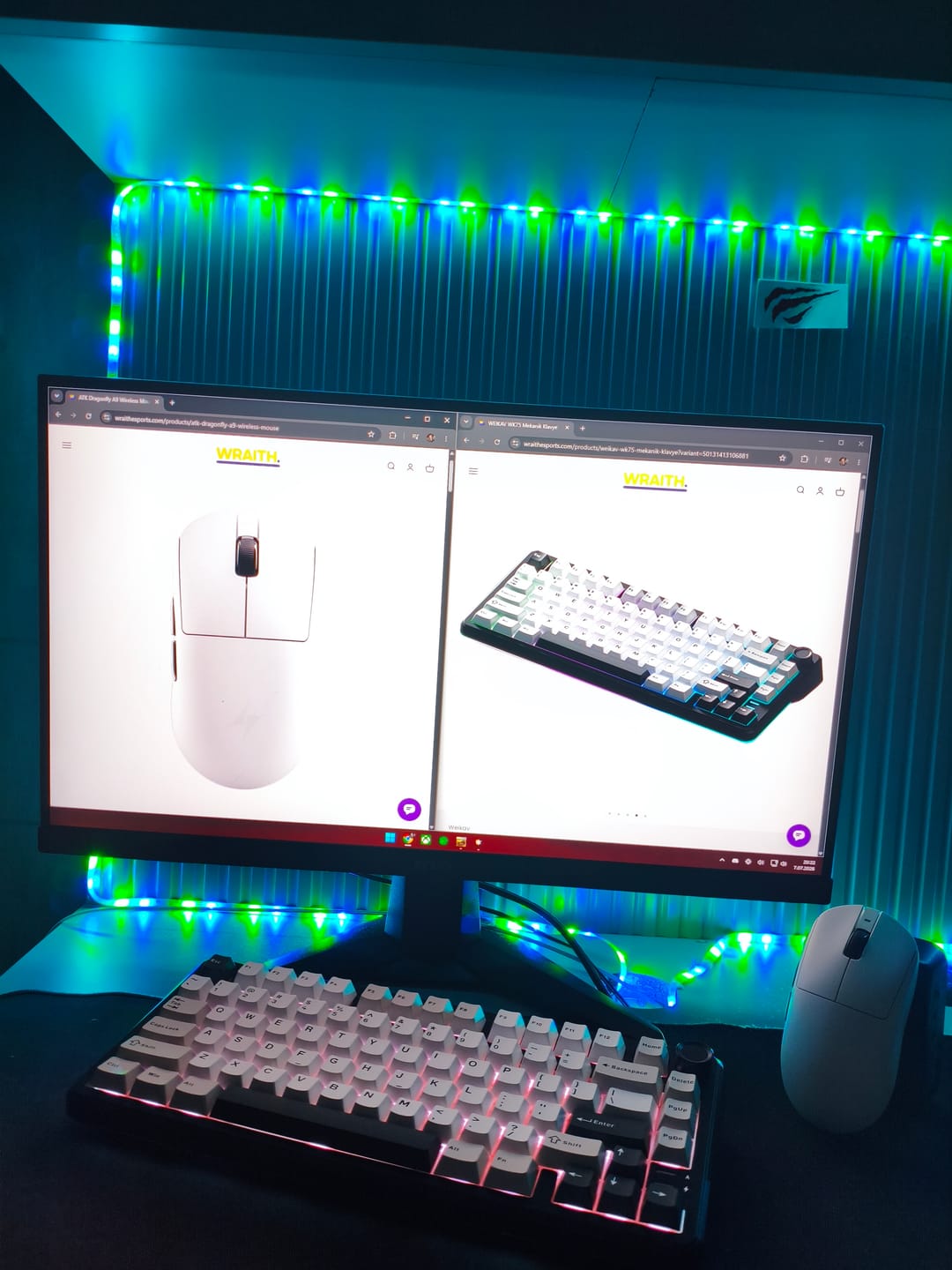 Customer photo review of WEIKAV WK75 Mekanik Klavye