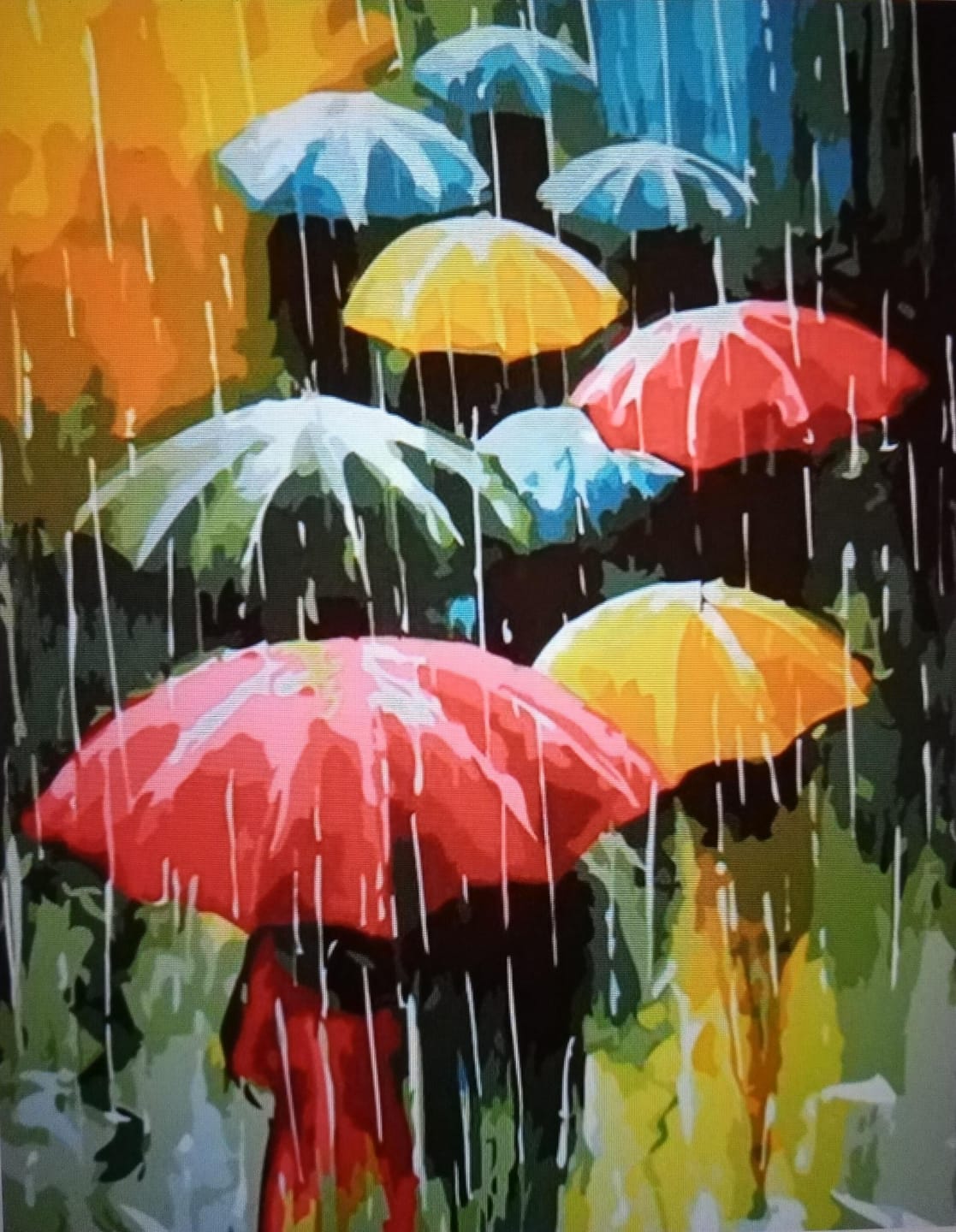 Customer photo review of Farandole de Parapluies