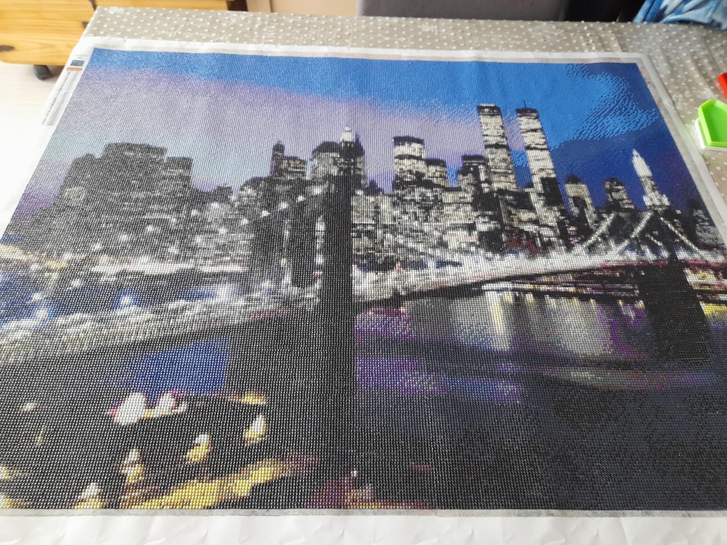 Customer photo review of Broderie Diamant - Pont de New York