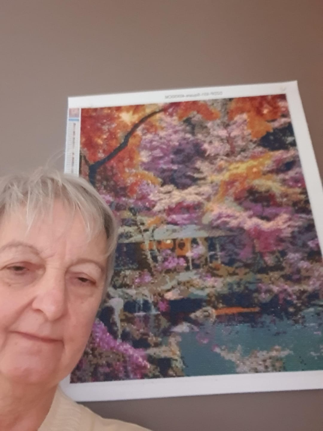 Customer photo review of Broderie Diamant - Forêt paradisiaque