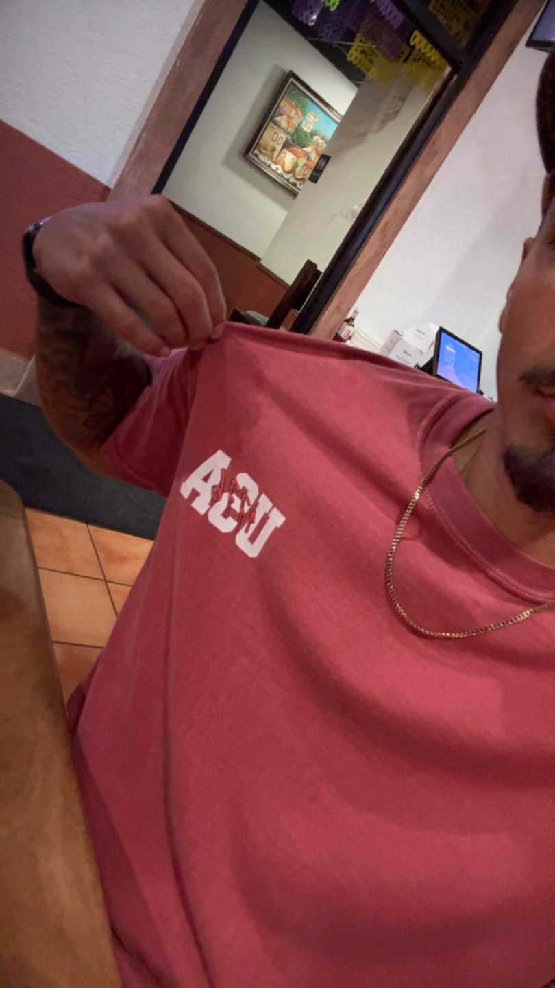Customer photo review of USA 1776 T-Shirt