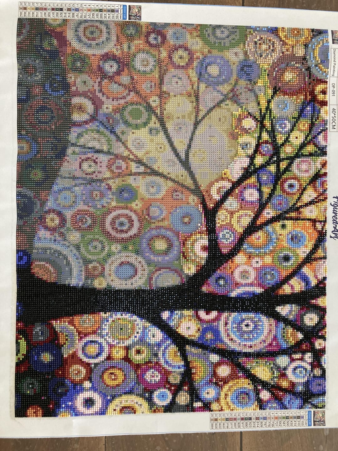 Customer photo review of Broderie Diamant - Arbre de Vie