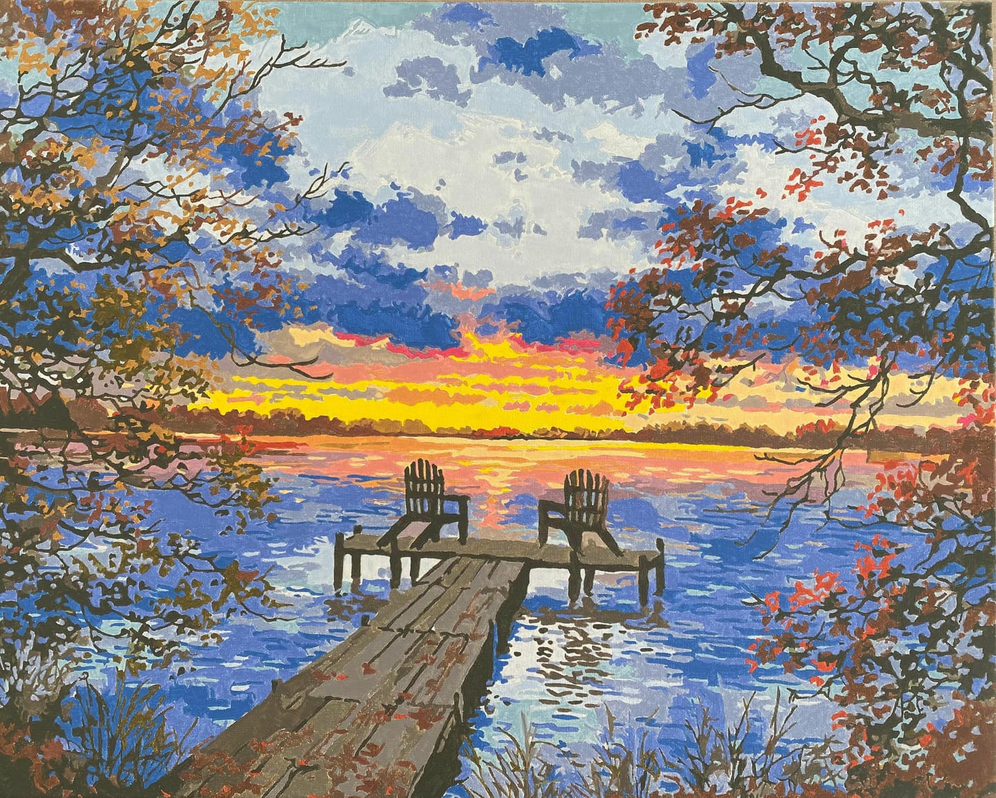 Customer photo review of Ponton au coucher de Soleil