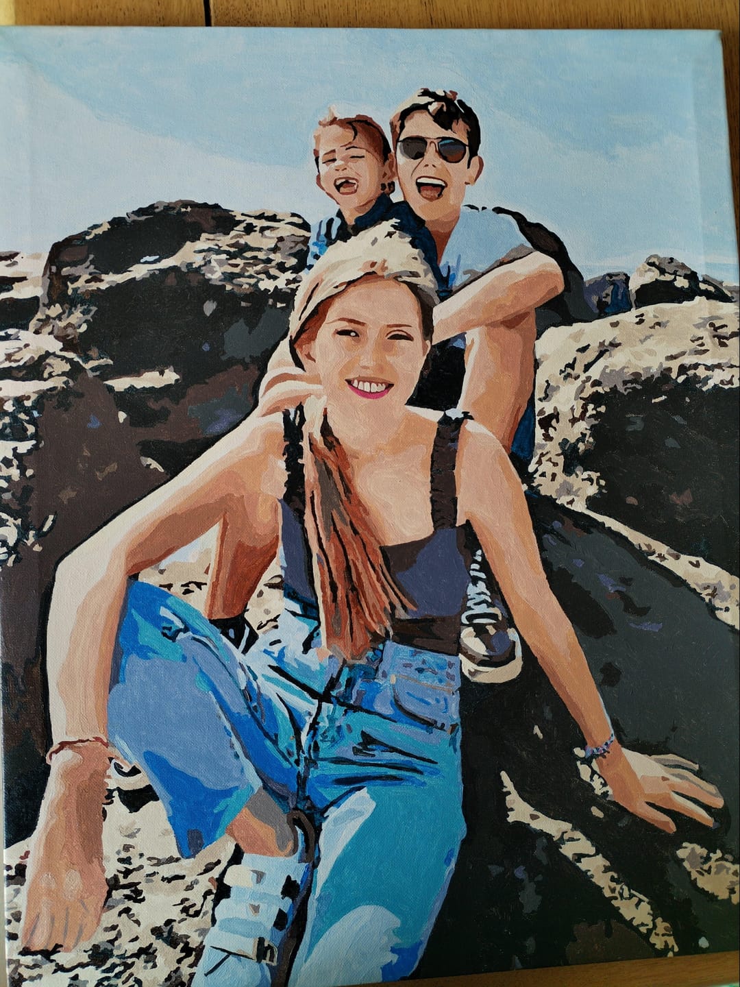 Customer photo review of Kit Personnalisé 40x50cm - 80x120cm Réalisation graphique GRATUITE