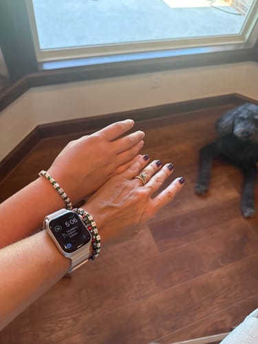 Customer photo review of Your word is a lamp to my feet and a light to my path. VERSELET®